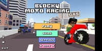 Blocky Moto Racing screenshot 1