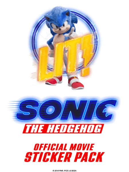 Official Sonic Movie Stickers - Preview 3