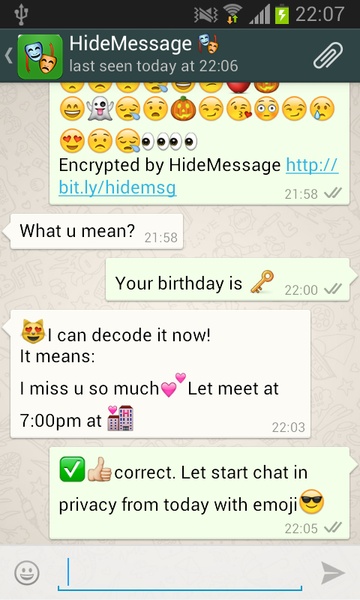 Hide Message - Preview 1