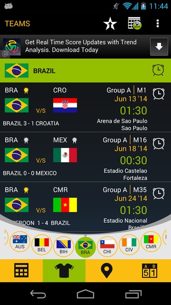 Football Schedule Brazil 2014 - Preview 4
