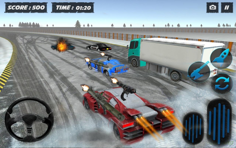 Snow Traffic Car Racing Rider - Preview 12