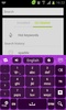 Purple Keyboard GO Theme screenshot 3