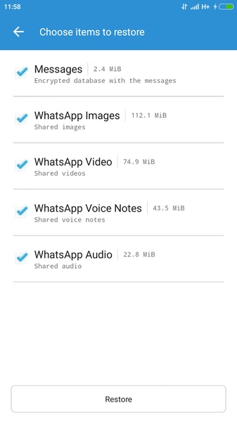WhatsBackup - Preview 4