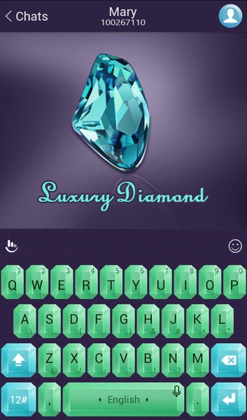 TouchPal SkinPack Luxury Diamond - Preview 3