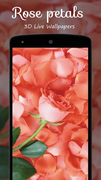 Rose petals 3D Live Wallpapers Free - Preview 4