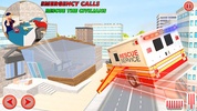 Flying Ambulance Rescue Game screenshot 4