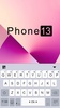 Phone 13 Pink Keyboard Backgro screenshot 1