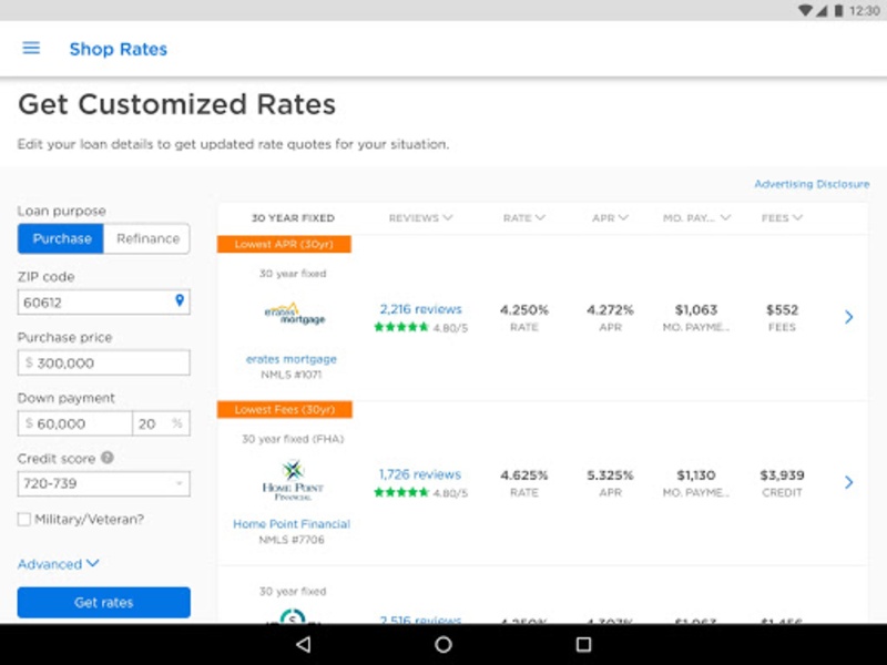 Zillow Mortgages - Preview 2