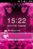 GO Locker Theme Pink Flowers screenshot 4