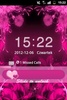 GO Locker Theme Pink Flowers screenshot 4