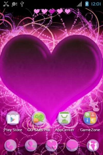 GO Launcher EX Themes Hearts - Preview 7