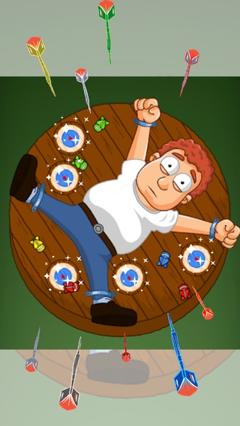 Dart wheel aim target-dart throw game - Preview 6