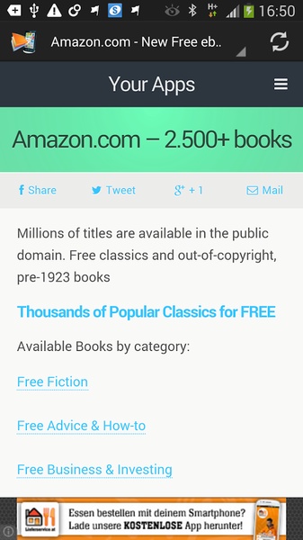 Download Free ebooks Android - Preview 4