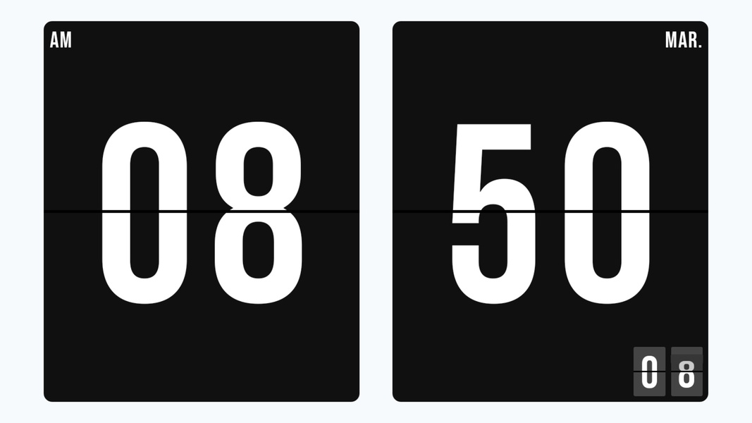 Zen Flip Clock - Preview 7