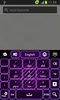 GO Keyboard Themes Purple Neon screenshot 1