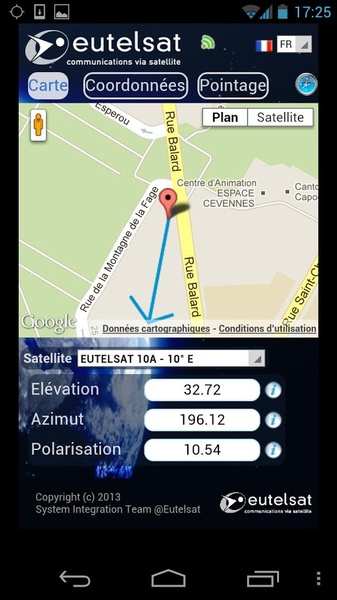 Eutelsat satellite finder - Preview 4