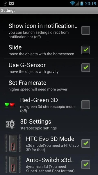3D Home Former (HTC Evo 3D) - Preview 2