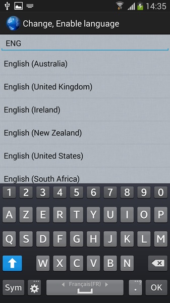 Change, Enable Language - Preview 3