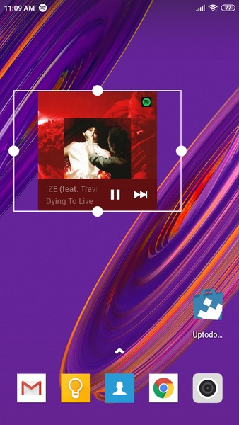 Material Music Widget - Preview 3