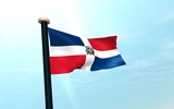 República Dominicana Bandeira 3D Livre screenshot 7