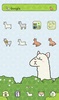 Lonely Mr Alpaca Dodol Theme screenshot 3