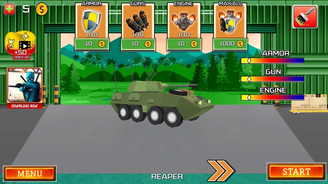 Hill of Tanks : Tank Battle War Machine - Preview 2