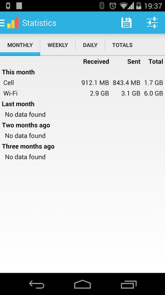 Data counter widget - Preview 6