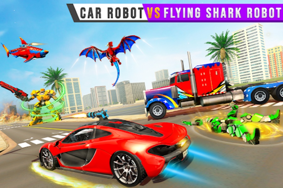 Shark best sale car game