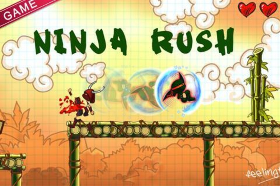 Игра мени. Ninja Rush. Игра защита леса ниндзя. Ninjarush.