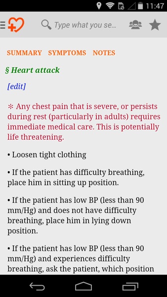 First Aid & Symptom Checker - Preview 3