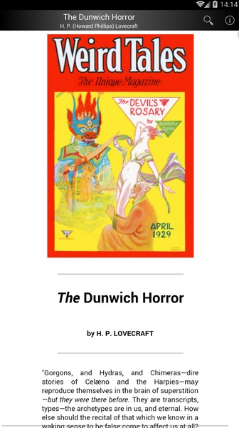 The Dunwich Horror - Preview 1