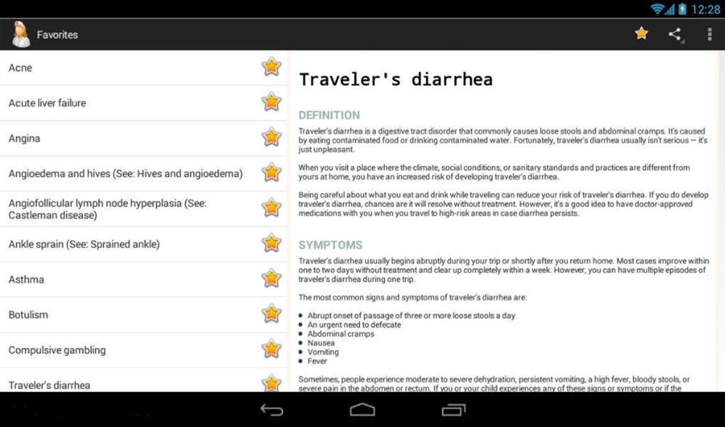 Diseases Dictionary (Free) - Preview 3