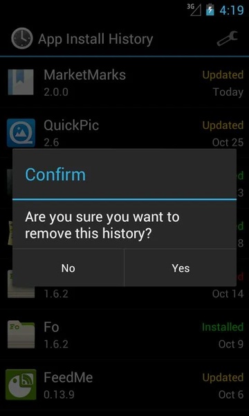 App Install History - Preview 5