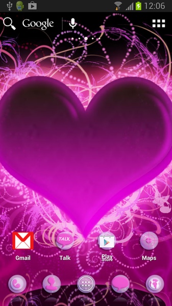 ADW Theme Hearts - Preview 2