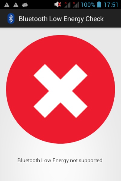Bluetooth Low Energy Checker - Preview 2