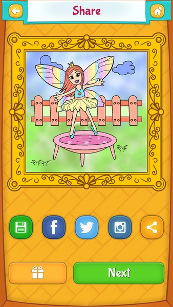 Fairy Coloring Pages - Preview 1