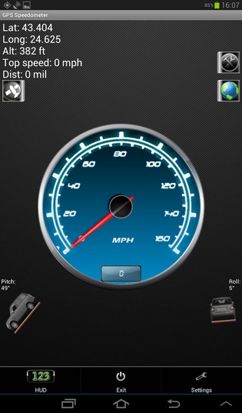 GPS Speedometer in mph - Preview 1