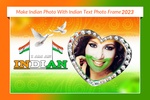 Indian Flag Text Photo Frame screenshot 6