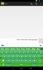 GO Keyboard Green Glitter Theme screenshot 1