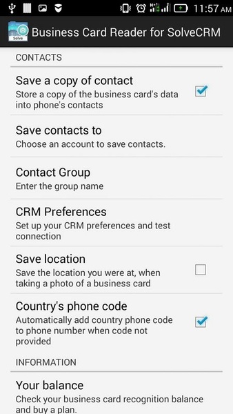 Business Card Reader for SolveCRM - Preview 5