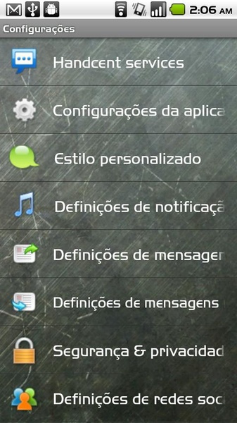 Handcent SMS Portuguese Langua - Preview 1