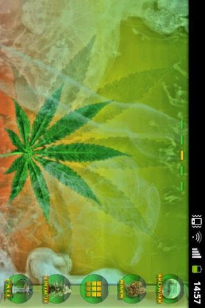 GO Launcher Ganja Weed Theme - Preview 2