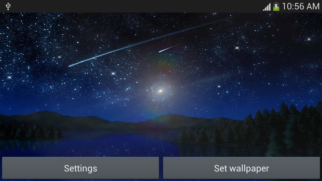 Meteors star firefly live wallpaper - Preview 1