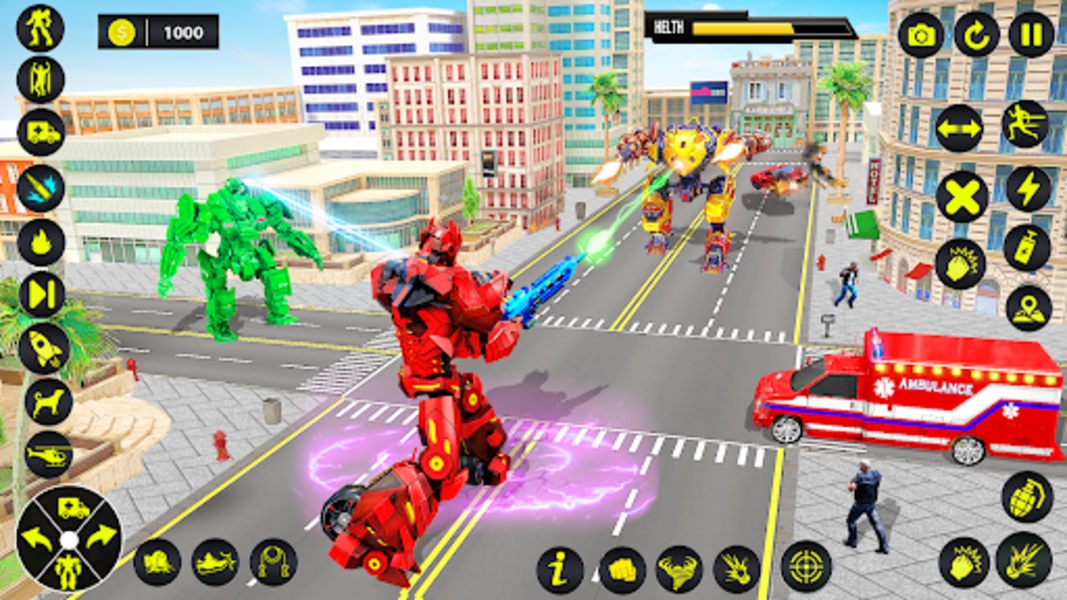 Ambulance Dog Robot Car Game - Preview 2