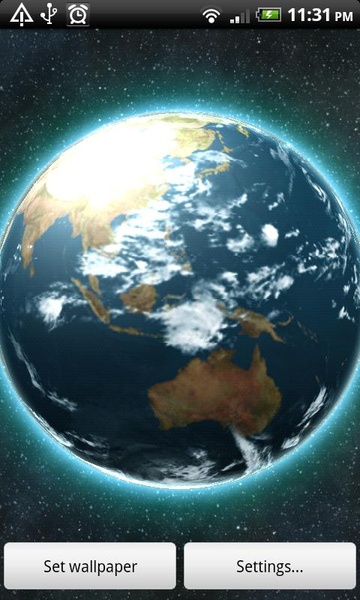 VA Earth Live Wallpaper LITE - Preview 2