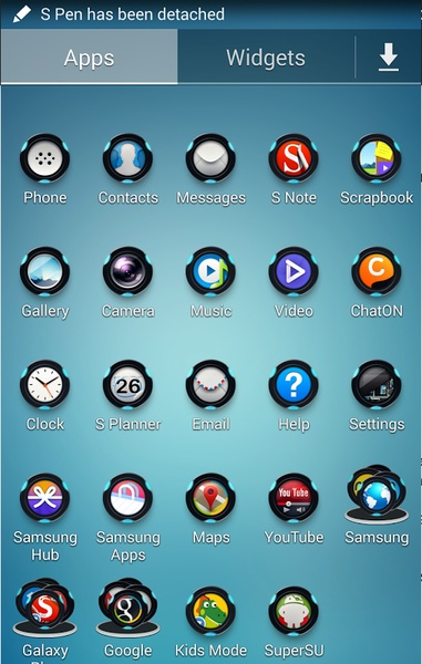 Galaxy Icon Themer - Preview 1