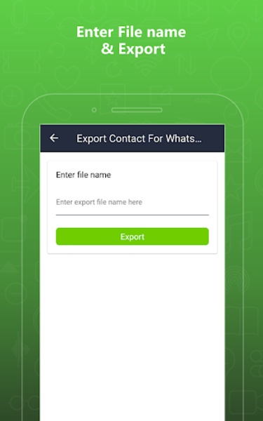 Export Contacts for WhatsApp - Preview 5
