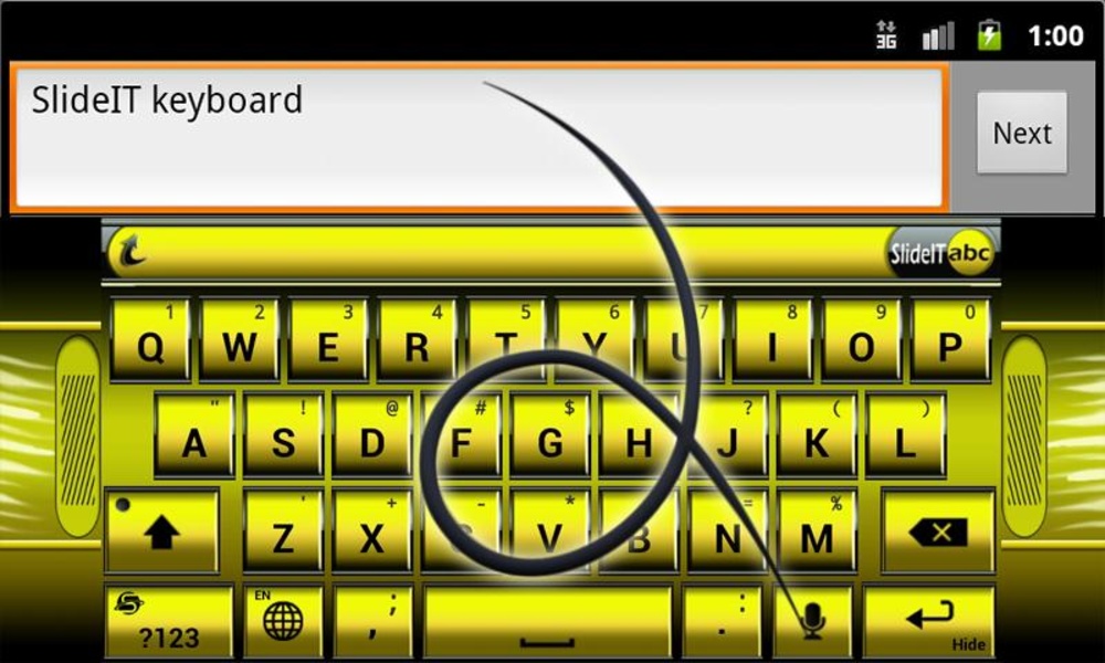 SlideIT Bumblebee skin - Preview 2