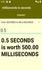 milliseconds to seconds converter screenshot 1