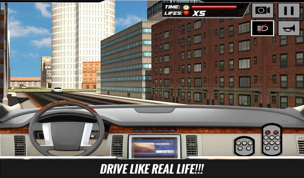 City Limo Car Driver Sim 3D - Preview 1